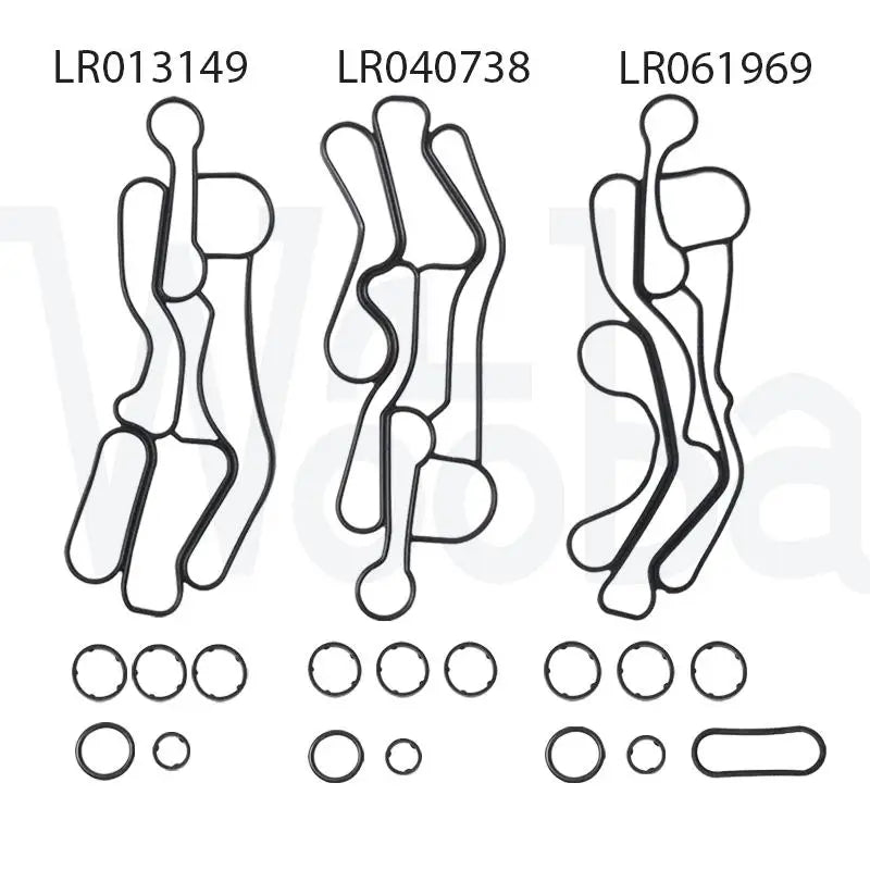 Wooba 1PCS LR040738 Car Engine Oil Cooler Gasket LR013149 LR061969 for Range Rover Discovery LR4 2010-2012 for Range Rover Sport