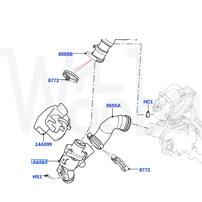 Wooba Thermostat 3.0 V6 for Land Rover Sport Velar LR4 Discovery 5 LR117568 LR107288 AJ814048 LR069809 LR095895 FREE SHIPPING